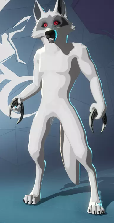 (Furry) Death Wolf over Moon Knight