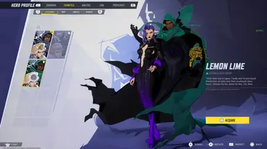 Dagger Purple Lemon Fit - White Skin