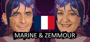 Lepen and Zemmour french voice replacement