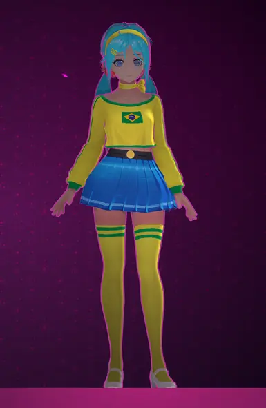 Brazilian Hatsune Miku Outfit