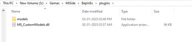 put custom models inside this folder