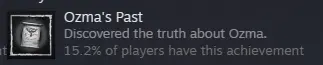 Save file for Ozma past achievement