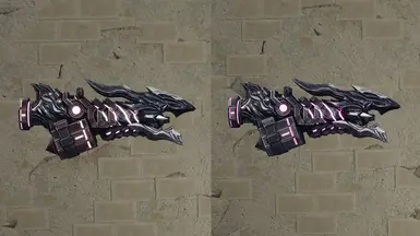 (Left) Original Mesh + Emission / Evercrisis Theme (Right)