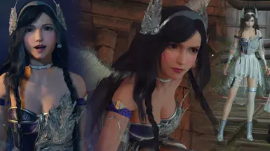 Tifa custom Valkyrie inspired outfit