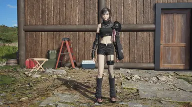 SamsamTS black pink recolor remake standard outfit
