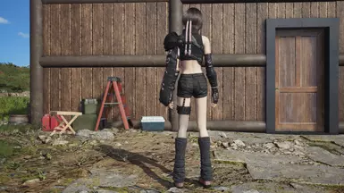 SamsamTS black pink recolor remake standard outfit