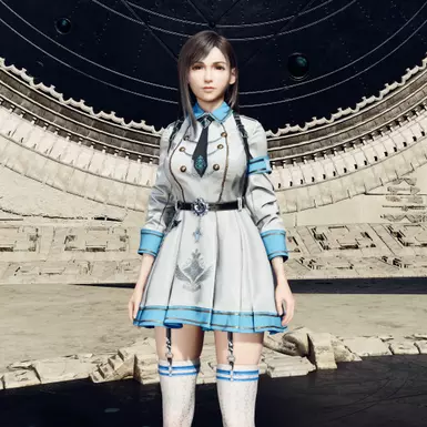 Tifa - Full White Dress (Dresscode)