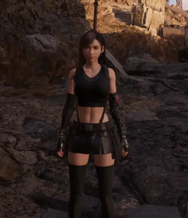 Black Shirt Tifa