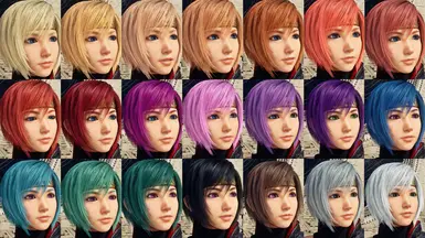 Yuffie's Vivid and Natural Solid Color Hair Collection