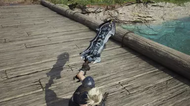 Outdated Buster Sword version.