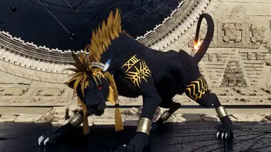 Black with Gold Tattoos