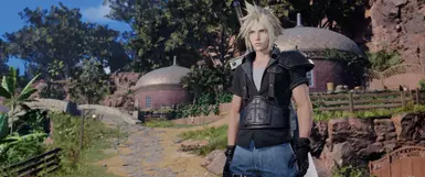 Black Shirt, Light Denim Pants, and White Undershirt combo