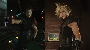 CG Render Accurate SOLDIER First Class Outfit Colors for Cloud and Zack