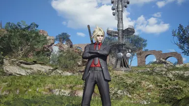 Shades variant with Red Shirt