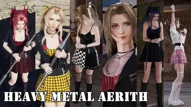 Aerith Heavy Metal Outfits Remake