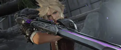 Desaturated Hair, Mako Eyes, Rust Outfit Recolor (black leather)