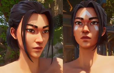 Remove Brynn's Face Paint