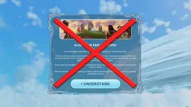 Hide Early Access Popup