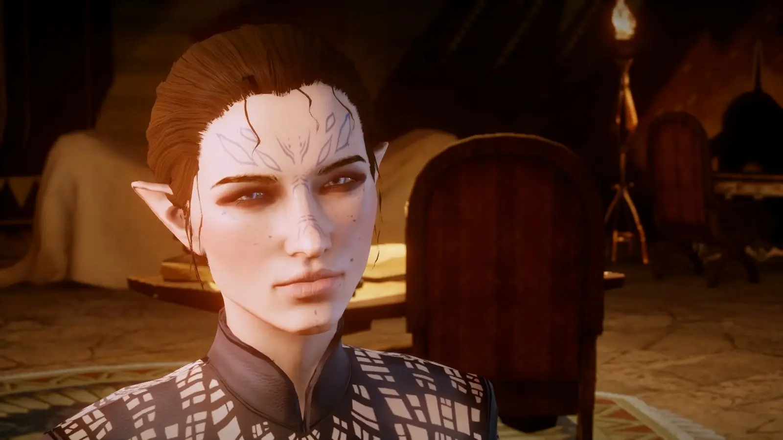 Relaxed hair bun at Dragon Age: Inquisition Nexus - Mods and community