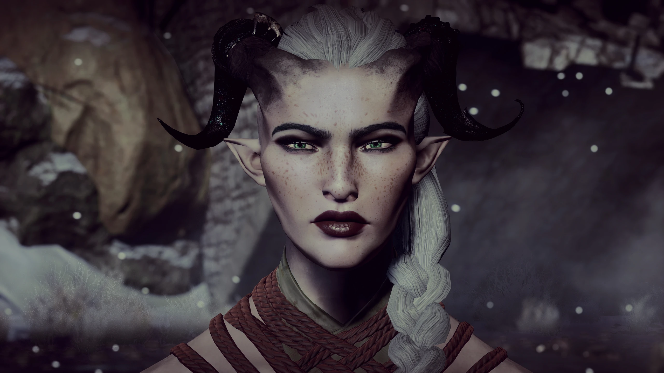 dragon age inquisition pretty female elf sliders no mods