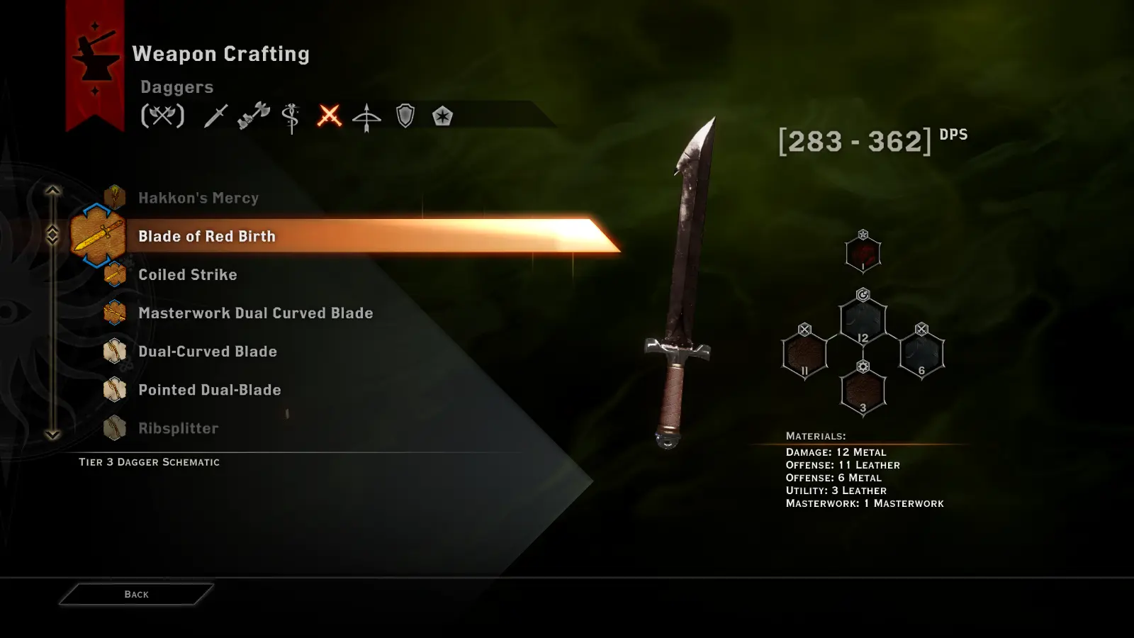 Dragon Age Inquisition Best Weapon Schematics