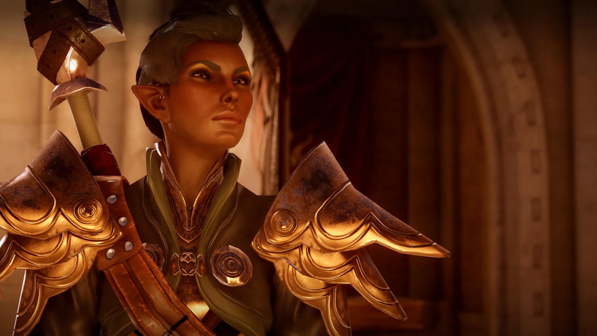 dragon age inquisition pretty female elf sliders no mods