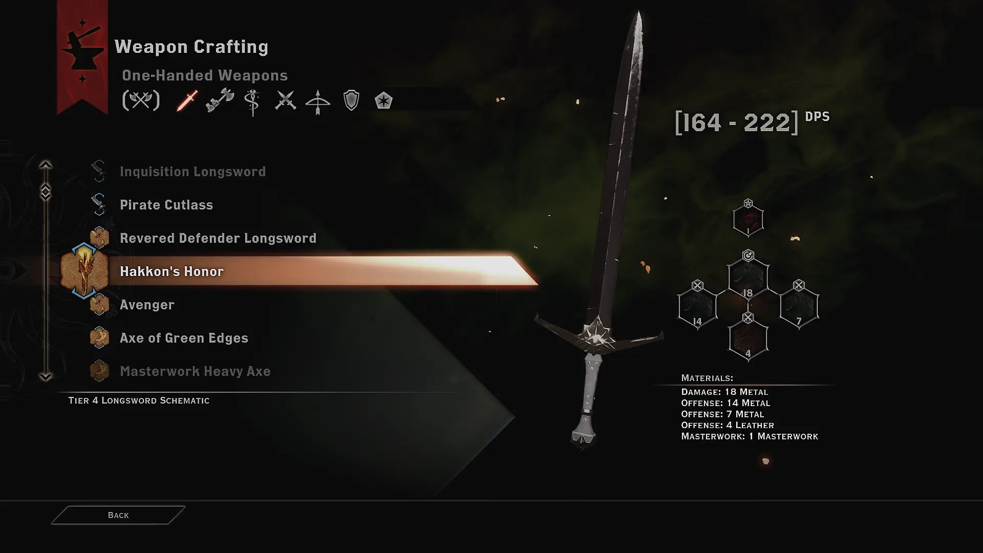 Crafted Hakkon Weapons Changed to Simple Looks at Dragon Age ...