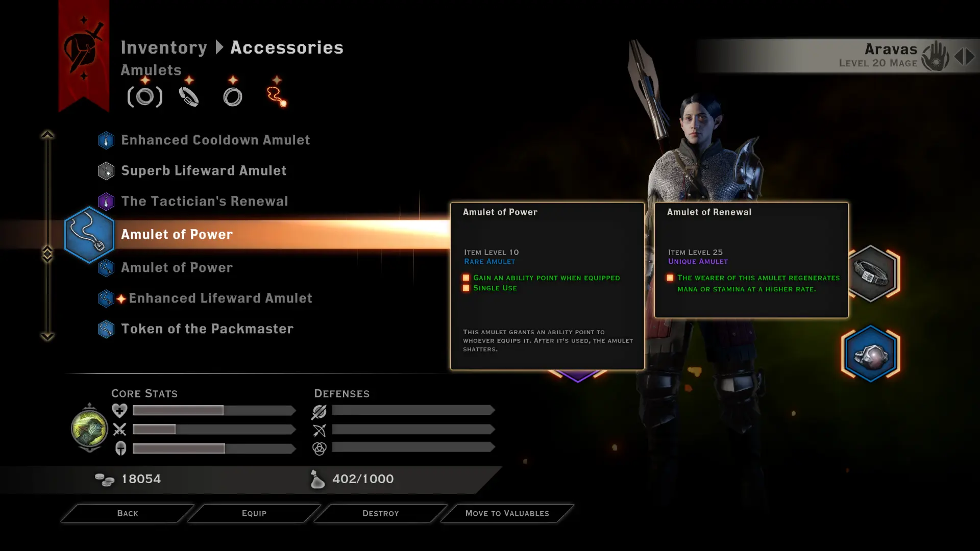 Universal Amulets of Power (Frosty and DAIMOD) at Dragon Age ...