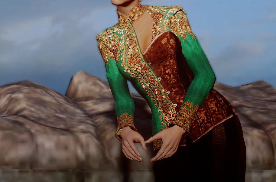 HF Orlesian Outfit Skyhold PJ at Dragon Age Inquisition