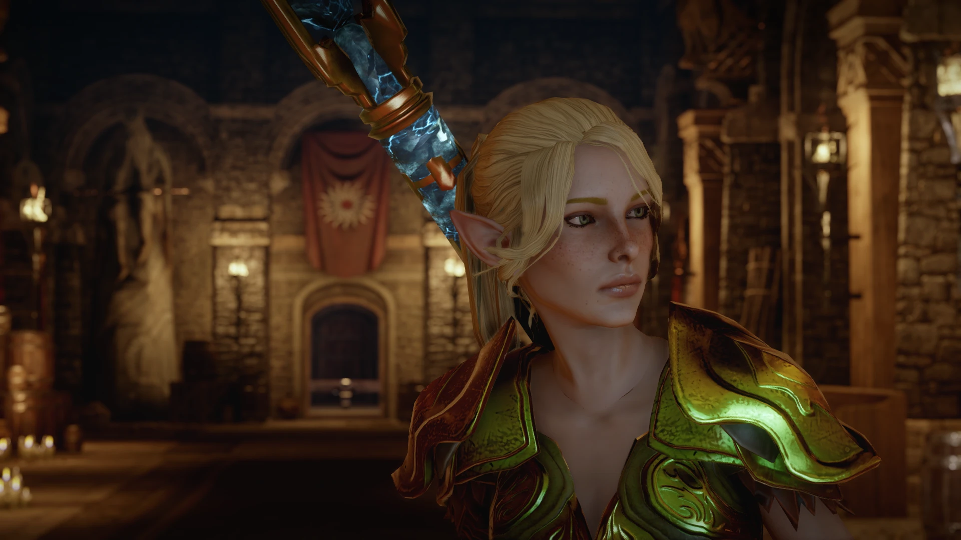 Long Ponytail Hair for Female Humans Elves and Dwarves at Dragon Age ...