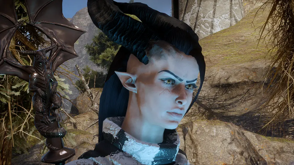 Dragon age inquisition прически для кунари