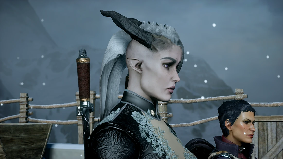 Mohawk Ponytail For Male And Female Qunari At Dragon Age Inquisition