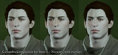 Male v1 - No scars - with freckle and stubble overlays