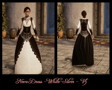 Nova Dress WhiteSilver V5