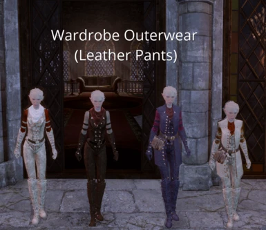 Wardrobe Outerwear with Leather Pants