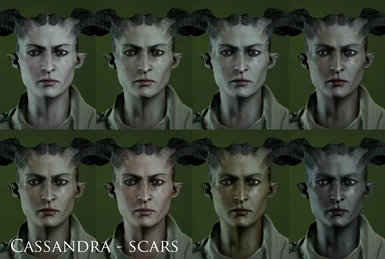 Cassandra skintones - Scars