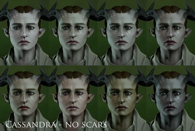 Cassandra skintones - No scars 