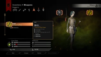 Crafted Masterwork Weapon in Haven