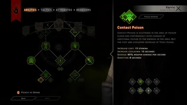 Poison becomes main ability with Sigil