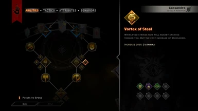 Vortex of Steel (Strengthened to three levels with cost)