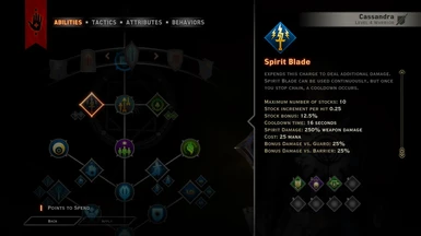 Spirit Blade (Overhaul and Very Down Adjust for Cassandra)