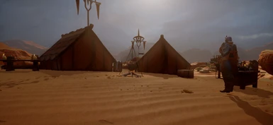 Desert Camp Before