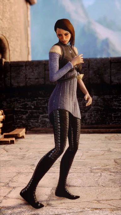 Sera armor with over knee boots