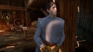 Loghain in a Ferelden Noble Outfit as Blackwall (main only)