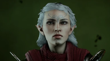 Hair H added in the new hair H and hair texture slider file :) The hair is completely unique to the inquisitor, some custom hair mods out there replace this style with other ones if the unaltered style is not to your tastes ^^