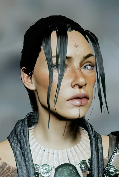 Dragon Age Inquisition Fluffy Layered Hair With Side Bangs Mod