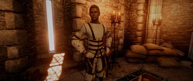 Cullen wearing one of Cole's Armours found in 2 Cole Outfits
