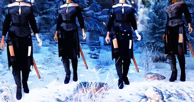 Yen recolors - Nilfgaard Black, Skellige Purple, Vengerberg Teal, Redania Red