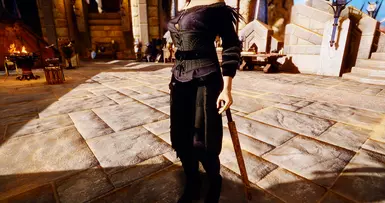 Skellige Purple - Black Leggings
