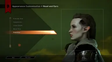 Eileen Lavellan Sliders and Save at Dragon Age: Inquisition Nexus ...